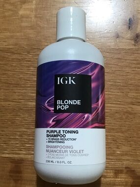 IGK Blonde Pop Purple Toning Shampoo